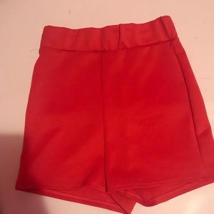 Joyce Leslie High-Waisted Orange Shorts Size M